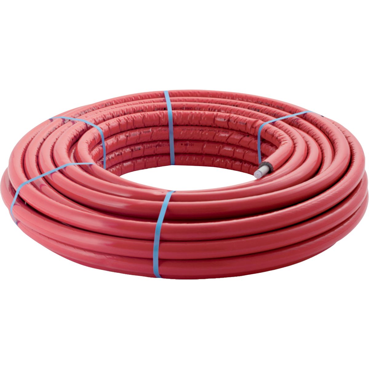 GEBERIT flowfit isoleret rød PE-RT-alu-PE-RT-rør 25x2,5mmx25m 6mm ...