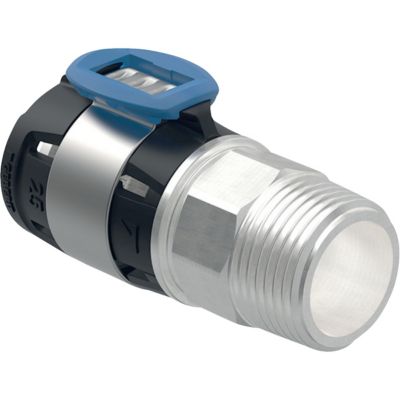 GEBERIT Flowfit overgang 20mmx3/4 nippel sort