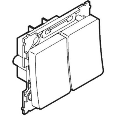 Opus 66 Afbryder Krone 16Ax 250V Kg