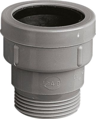 Ovegangsnippel til MaxiFlex, 1 1/4" - 40 mm