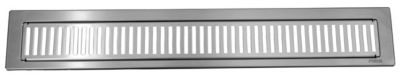 Purus Line RIB rist/rammesæt 600mm. Rustfrit stål