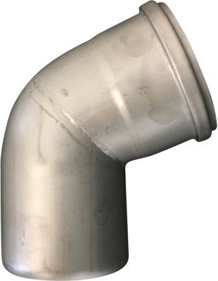 Blücher EuroPipe bøjning 68°. 82 mm, syrefast stål