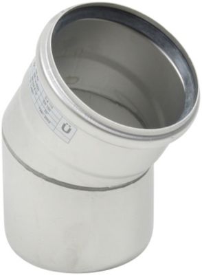 Blücher EuroPipe bøjning 30°. 200 mm, syrefast stål