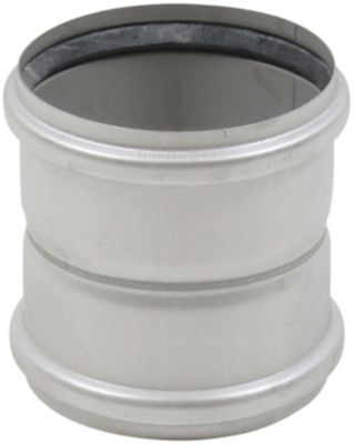 Blücher EuroPipe dobbeltmuffe 125mm, syrefast stål