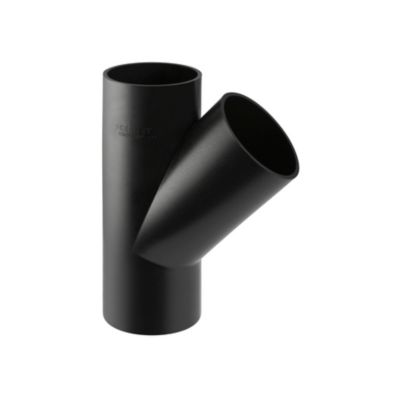 GEBERIT PE-HD  grenrør 45° 125-63mm til afløb