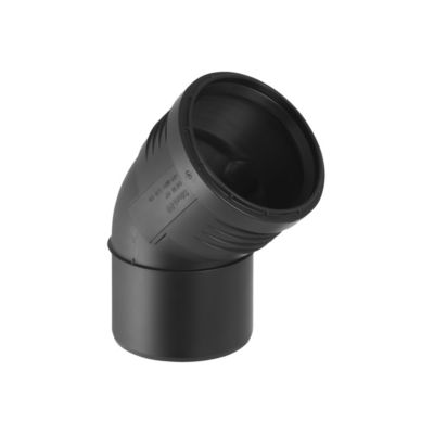 GEBERIT Silent PP afløbsbøjning 45° 50mm. Min. køb 10 stk.