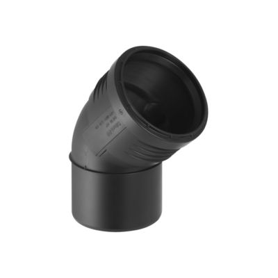 GEBERIT Silent PP afløbsbøjning 45° 90mm. Min. køb 10 stk.