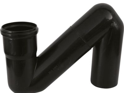 Purus S-vandlås 110mm, sort PP