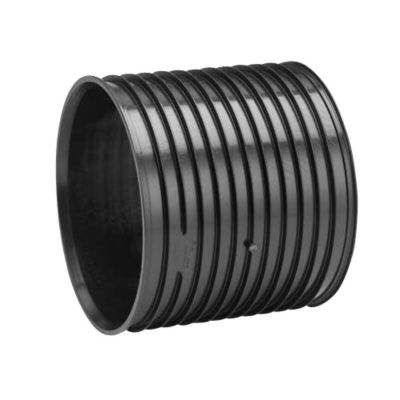Uponor IQ skydemuffe 400mm, DN400, sort PP SN8