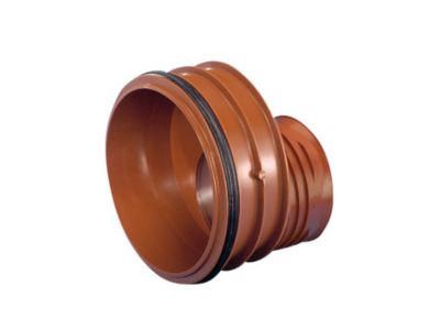 Wavin reduktion 200-110mm m/tætn.ring Rib