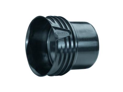 Wavin X-Stream overgang 225-200mm for glat muffe, sort PP