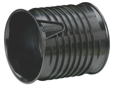 Wavin X-Stream dobbeltmuffe 170mm, DN150, sort PP