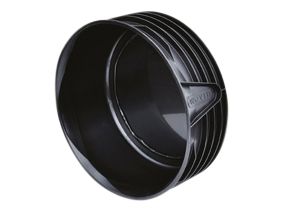 Wavin X-Stream slutmuffe/prop 110mm, DN100, sort PP SN8