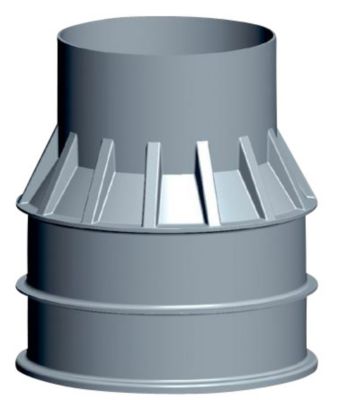 Uni-Seals kabelbrønd ø800mm. H=1000mm. Af polyethylen