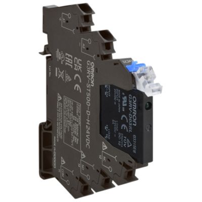 Relæ SSR 6mm 110VAC, AC out Slimline, 2 A, Push-in term., 708549