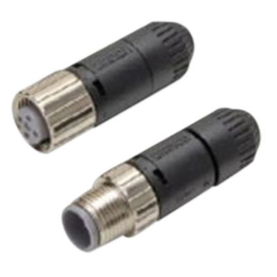 Omron Sensor stikforbindelse M12 lige stik, 4-polet, Y92E-M12PVC4Sconf-L