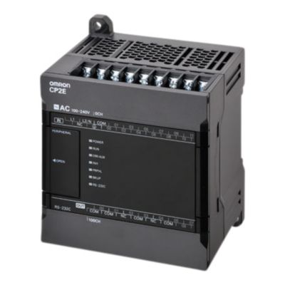Plc cp2e-n14dr-a 8in 6out relæud.220vac 10kstep 689981