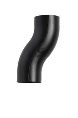 Altech Alu Sokkelknæ Ø80 mm. Sort