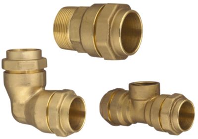 Kompressions fittings, messing