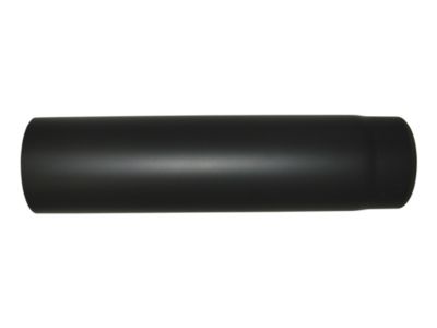 Metalbestos 200 mm længde 500 mm x 2 mm. Sort røgrør