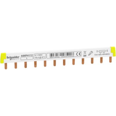 Sløjfeskinne 1P 100A 12M