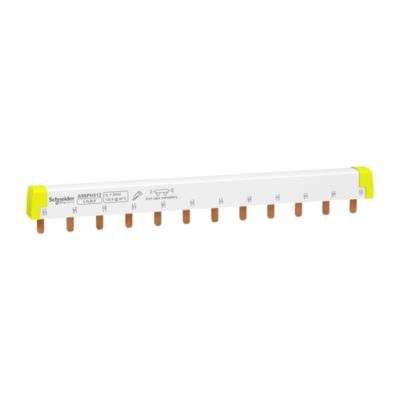 Sløjfeskinne 3P 100A 12 moduler