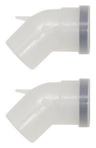 Vaillant PP bøjning 45°. Ø80 mm (2 stk)