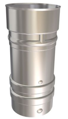Metalbestos Omega stålforings længde 269mm, Ø130
