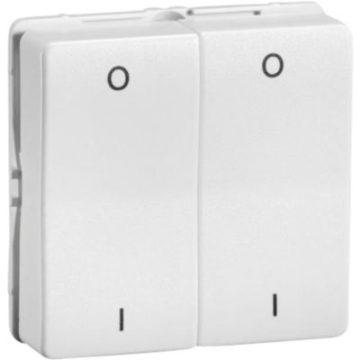 Niko 4-tryk trådløs lysdæmper batteriløs, DK-version med symboler