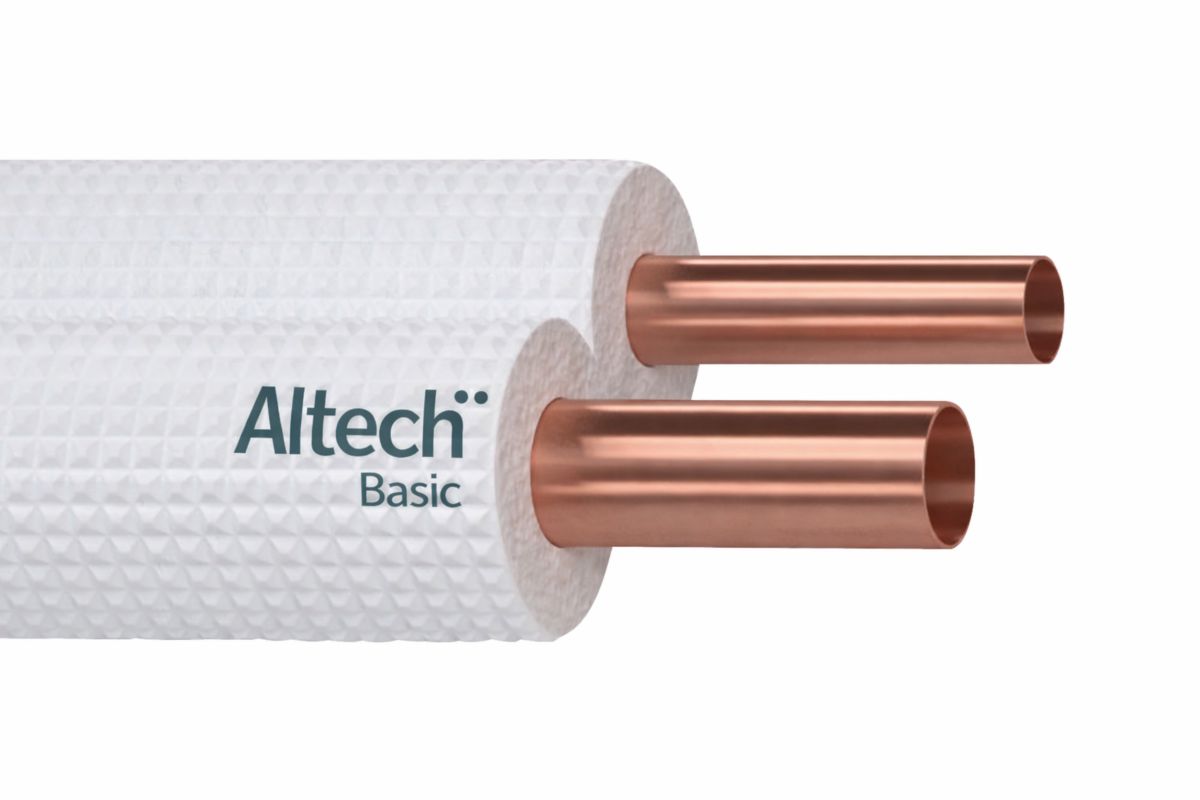 Altech Basic double isolerede kølerør 0,8 mm - 0,8 mm, 1/4'' - 3/8'' 20 ...