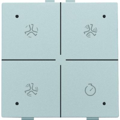 Niko Tryk til ventilationsstyring med LED til Niko Home Control, sterling