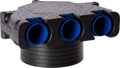 Altech EPP FLX boks 75-3-125 Loft/væg ventil ø 125 med 3 studse