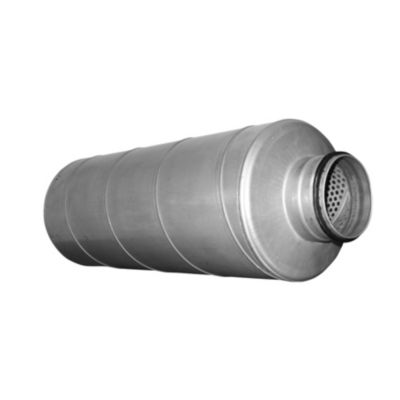 Altech lyddæmper Ø125 mm x 300 mm 50 mm isolering