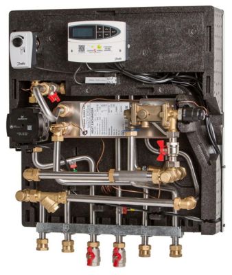 Gemina Termix VMTD-1 opbl. incl. fuldisolering med TPV ventil, ECL/UMP3. Ålborg model