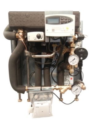 Gemina Termix VMTD-2-HS opbl. incl. UPM3, ECL*, Manome excl. kabinet med TPV ventil. Terndrup model