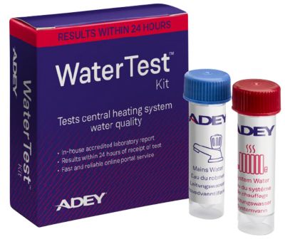 ADEY Laboratorie test af vand I varmeanlæg med rapport