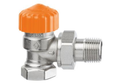 TA Eclipse radiatorventil 2-strengs 3/8" DN10 Vinkel. Dynamisk