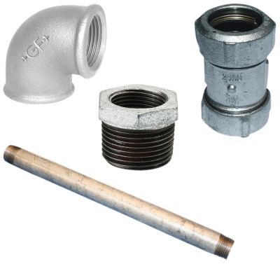 Galvaniseret fittings & rør