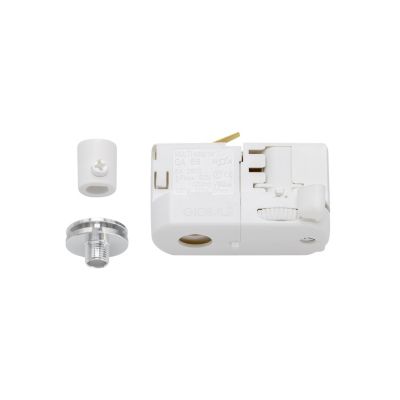 Global Pendeladapter 3F Hvid (Med Nippel Og Afl)