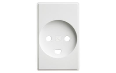 SG Afdækning til 1,5M stikkontakt +S, Hvid