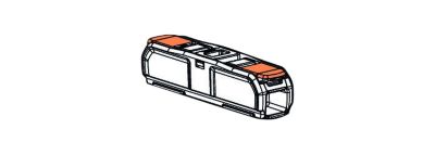 Wago Samlemuffe 0,2-4 mm2 Transparent m/vippepal, 221-2411