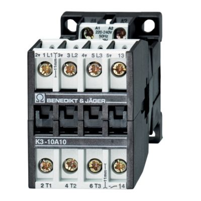 Benedict B&J kontaktor 7,5 kW, 18 A, 3p+n, K3, 24 V