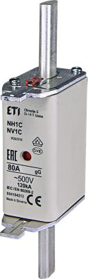 Patronsikring Nh1 Din1 80A