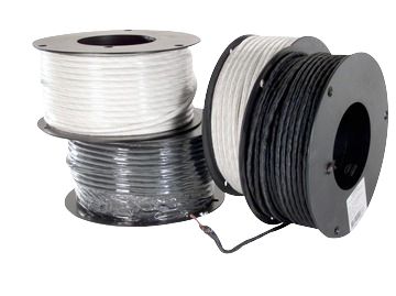 BLF textilledning 2x0,75 Sort, 180 grc