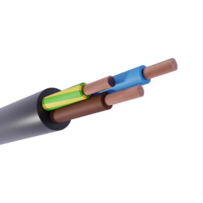 Gummikabel 3G2,5 mm2 H07RN-F Sort 50M Ring
