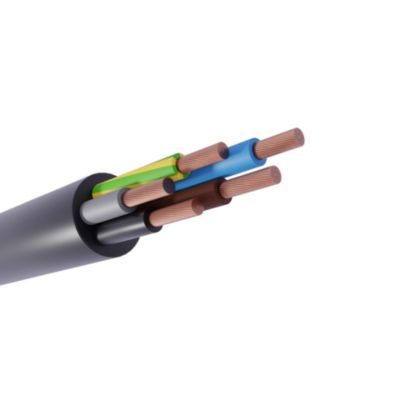 Gummikabel 5G2,5 mm2 H07RN-F Sort 50M Ring