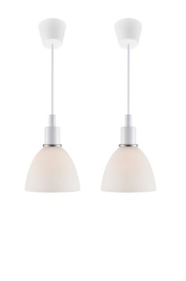 Ray pendel 2-kit e14 hvid/opal