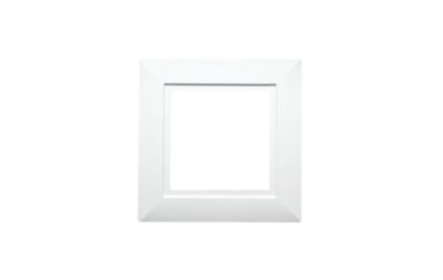 Soft square frame 1 x white