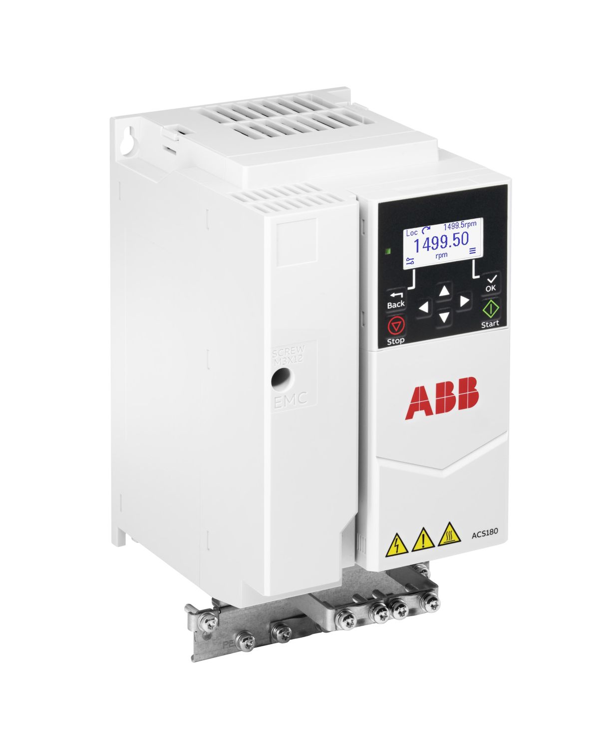 ABB ACS180-04S-12A2-1 1x230 V, 3,00 kW, 12,2 A, R2, IP20, EMC, C2 ...