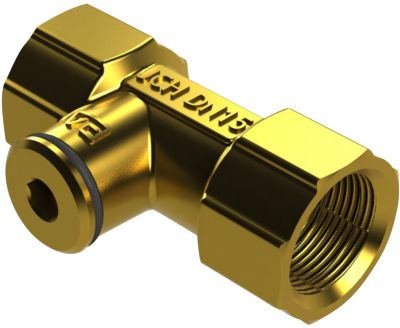 JCH 2290 kontraventil 3/4". Kontrollerbar. Messing